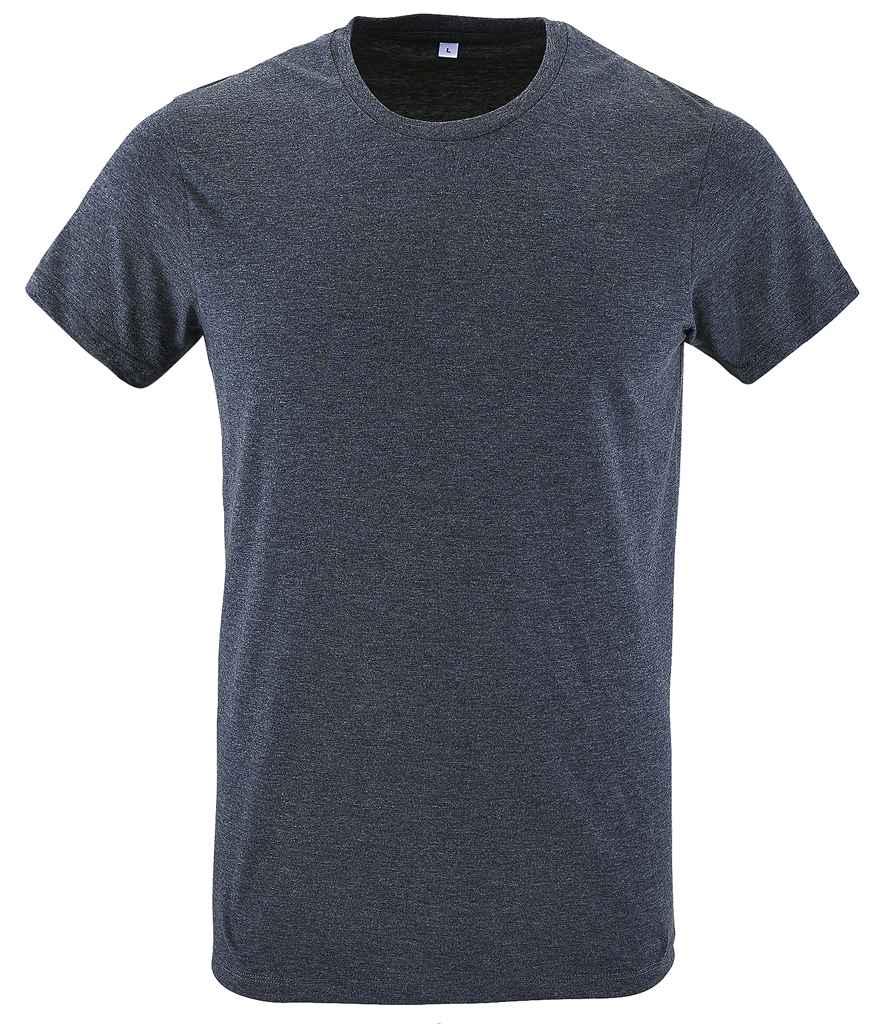 ★ ENZO BLUES★ Raglan Stripe T-Shirt Charcoal 253RBXTOP013 Men's LEGENDS Navy Fanatics Corporate Enzo Tri-Blend Raglan